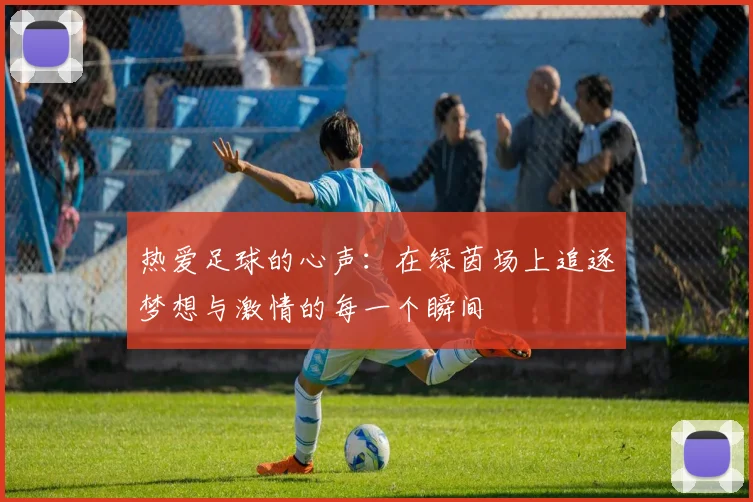 热爱足球的心声：在绿茵场上追逐梦想与激情的每一个瞬间